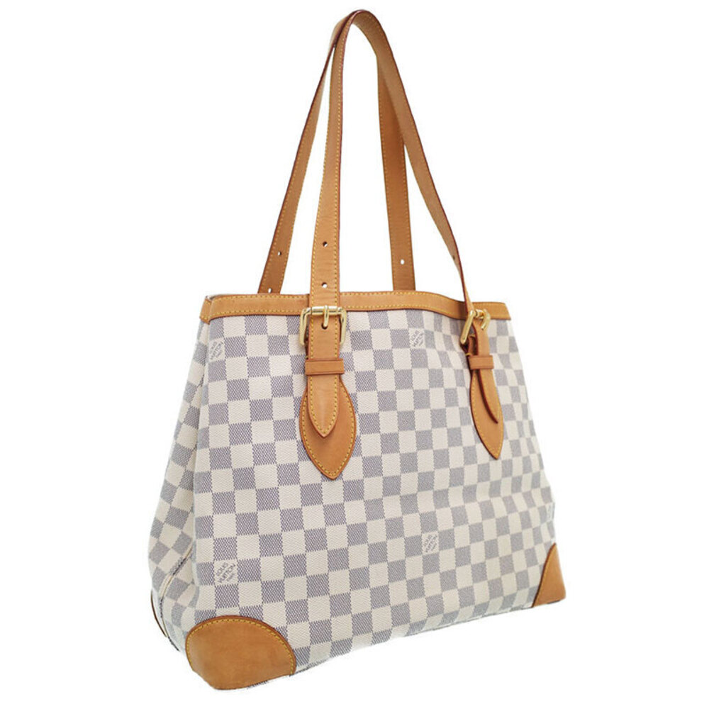 Louis Vuitton Tote Azur Damier Hampstead Bag White
